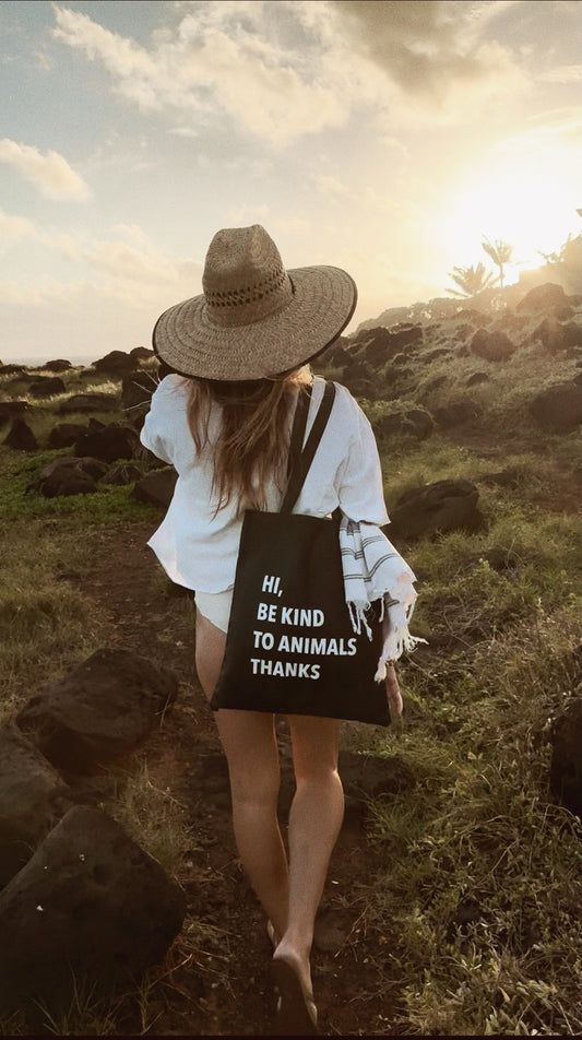 "Be Kind to Animals" Carry All Tote